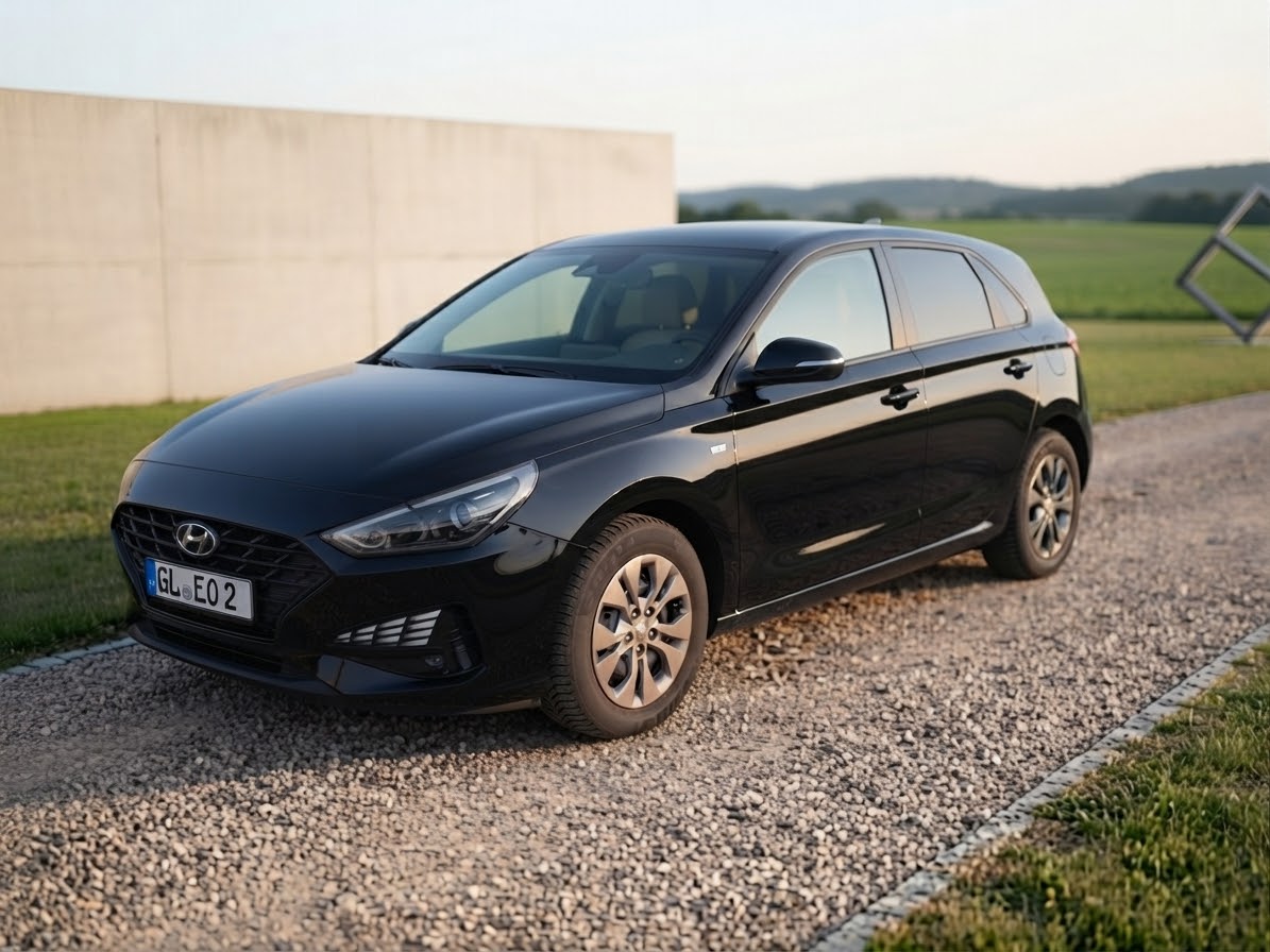 Hyundai i30 als Fahrschulauto der M.A.S. Fahrschule in Overath